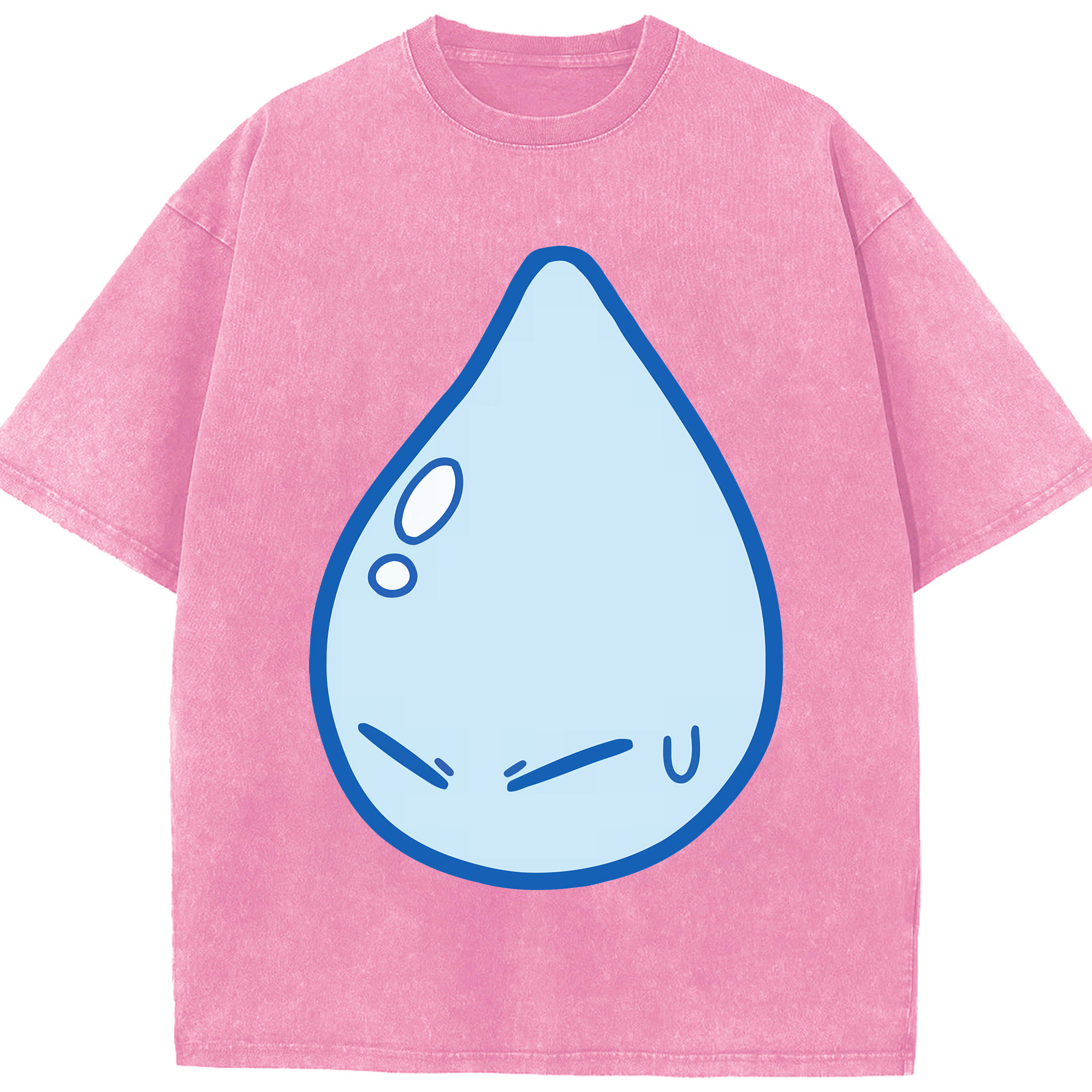 （画像用） 転スラ Regarding Reincarnated to Slime 綿100% ヴィンテージ風 半袖Tシャツ（フロントプリント）